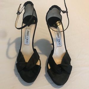 Jimmy Choo size 37 satin sandal